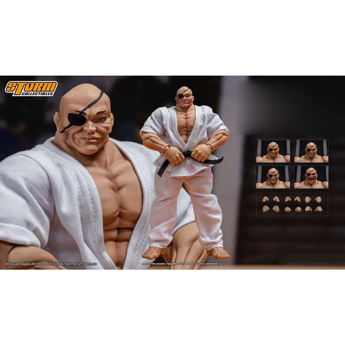 (Only Shipped to the US) Storm Collectibles Son of Ogre Baki Hanma Series: Doppo Orochi KIBK06 Action Figure