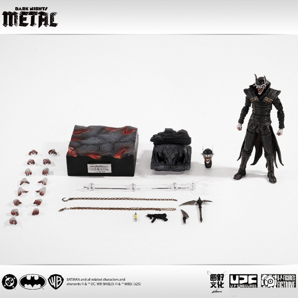 Round Field × U.P.FIGURES Dark Nights: Metal - The Batman Who Laughs 1/12 Scale Action Figure