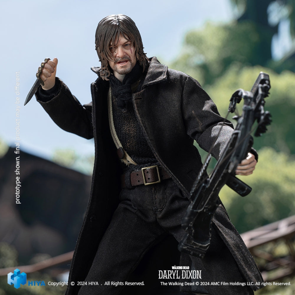 HiPlay HIYA Full Set: Daryl Dixon, Tv Show, Horror Style, 1:12 Scale Miniature Action Figurine