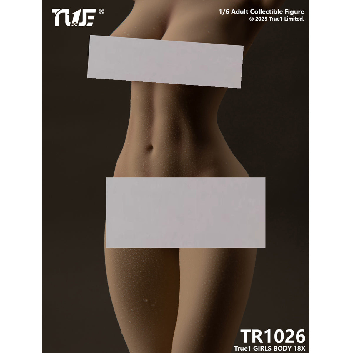True1Toys Platinum Silicone‑Coated Female Body TR1026A TR1026 Large Bust With Physiological Details 1/6 Scale Action Figure Body