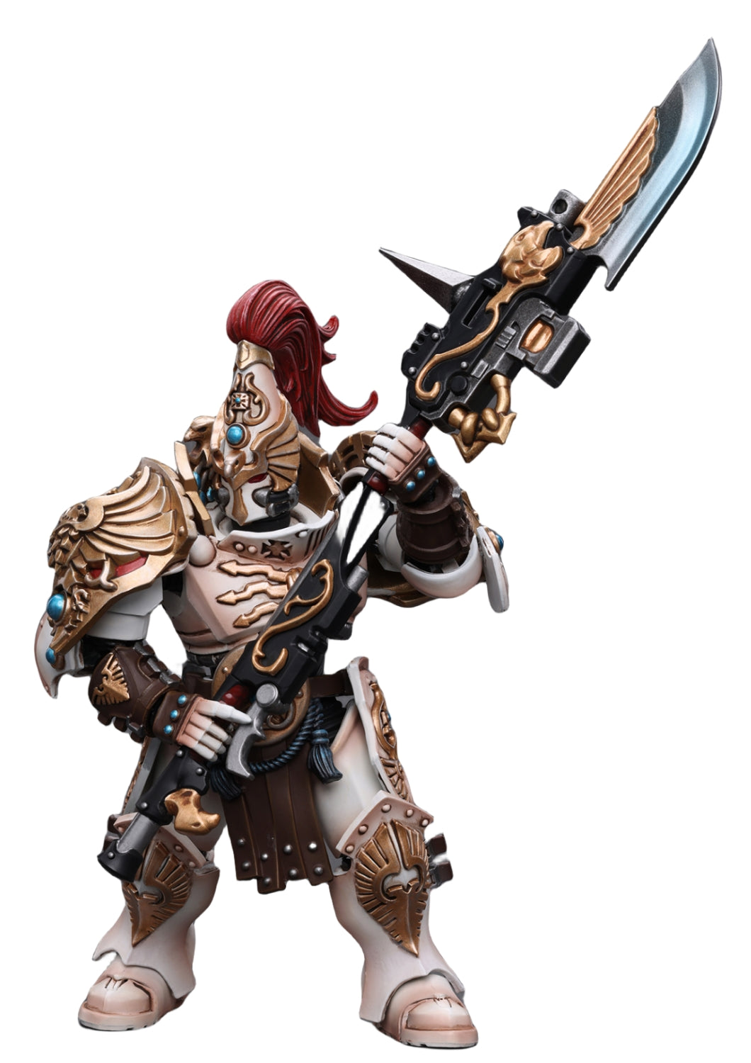 HiPlay JoyToy 40K Collectible Figure: Adeptus Custodes Solar Watch Vexilus Praetor 1:18 Scale Action Figures JT9350