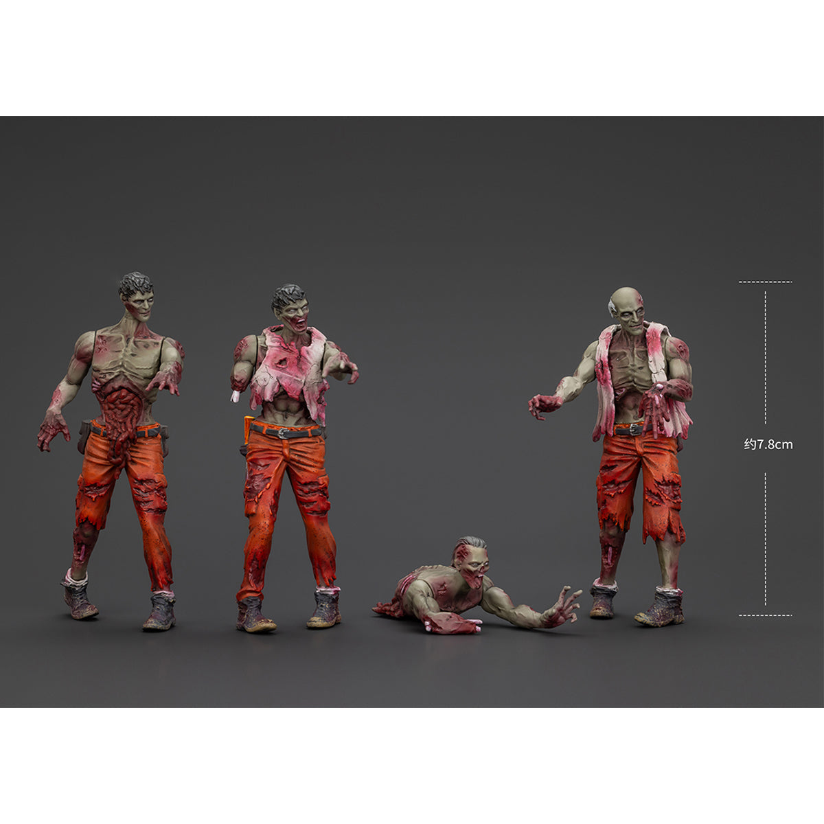 (Only Shipped to the US) JOYTOY 1/25 Dark Source Zombie Figure Mechanic Team JT01567 Action Figures