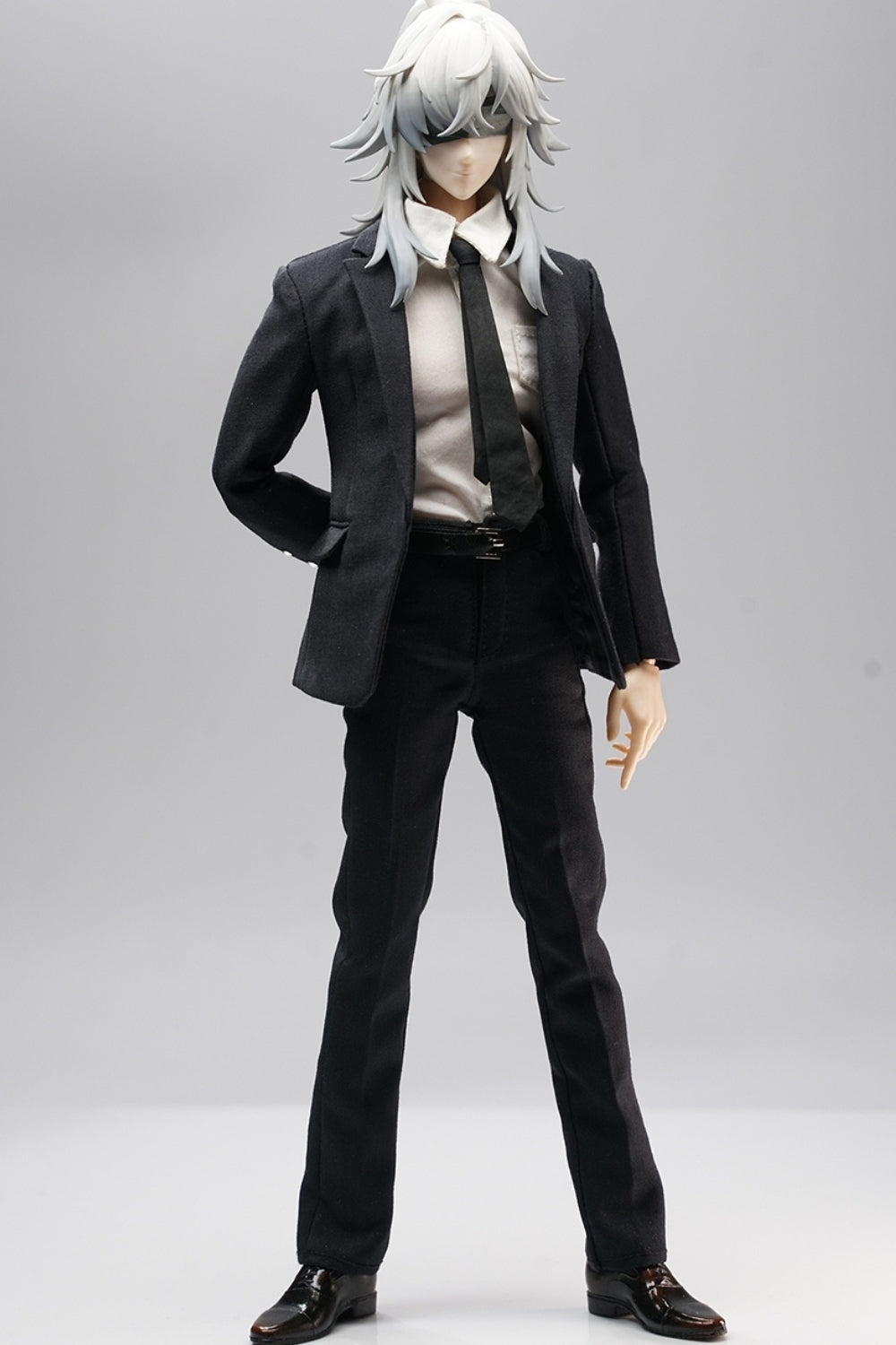 HiPlay 1/6 Scale Figure Doll Clothes: Black Gentleman's Suit for 12-Inch Collectible Action Figure clr02