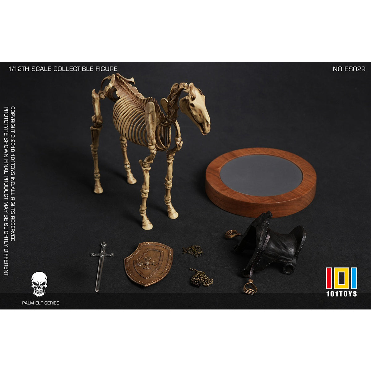 101TOYS PALM ELF SERIES Skeleton Movable Unicorn & Horse & Centaur Three Person Set 1/12 Scale Action Figure