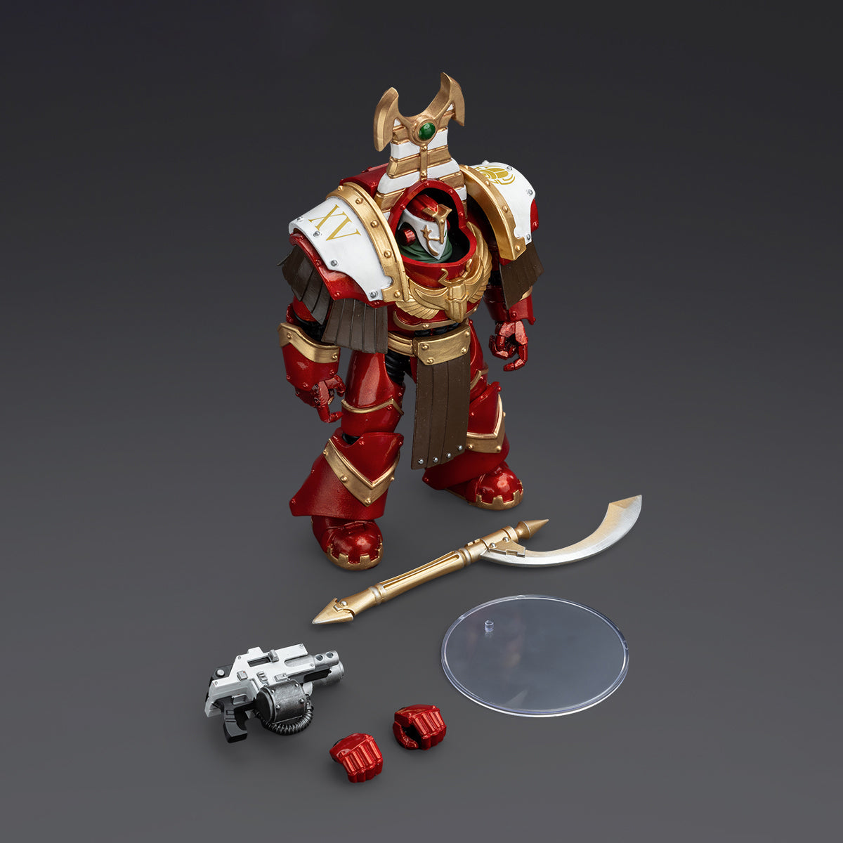 JOYTOY Sekhmet Terminator Cabal JT8605 Sekhmet with Combi-Melta and Achea Force Weapon 1/18 Scale Action Figure