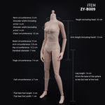 ZYTOYS 1/6 Half-Seamless Slim Long-legged Female Body Action Figures Body