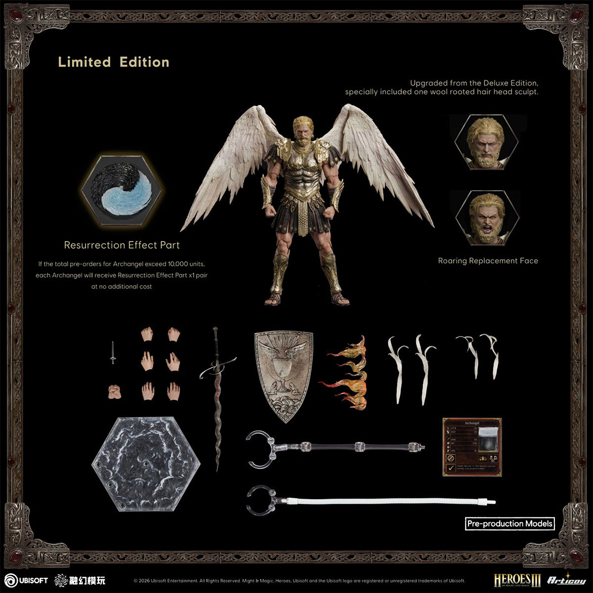 Fusion Fantasy Heroes of Might and Magic III Archangel (FTM3-01) 1/12 Scale Action Figure
