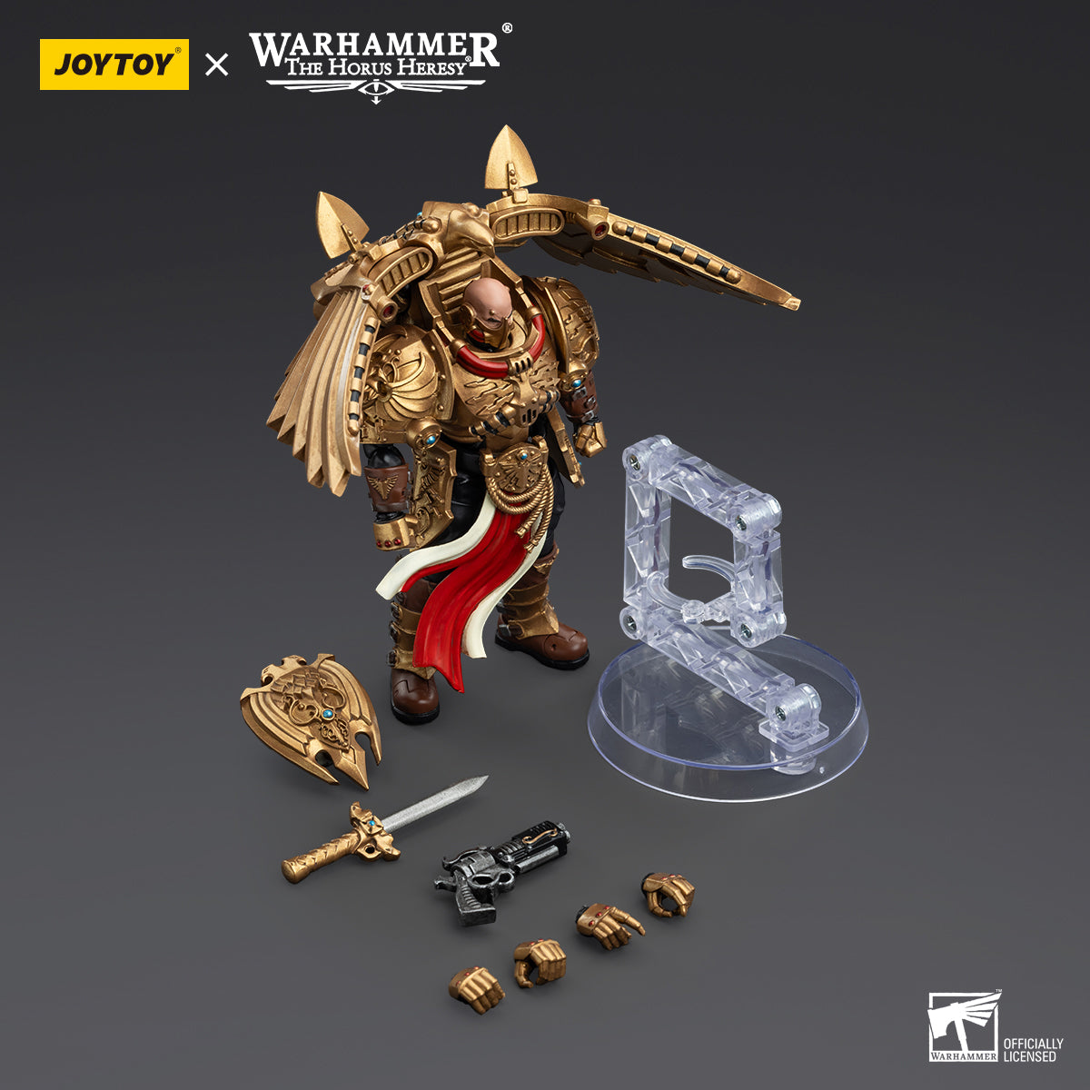 (Only Shipped to the US) JOYTOY 1/18 Legio Custodes JT00782 Custodian Venatari Squad Venatari with Kenetic Destroyer 2 Action Figures