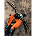TrickyMan12 SUPER CUB SCRAMBLER MOTORCYCLE Vehicle & Rear Rack 1/6 Scale Vehicle Model