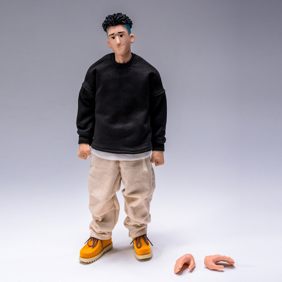 TrickyMan12 Trendy Figure Set Corduroy Clothing Set 1/12 Scale Action Figure