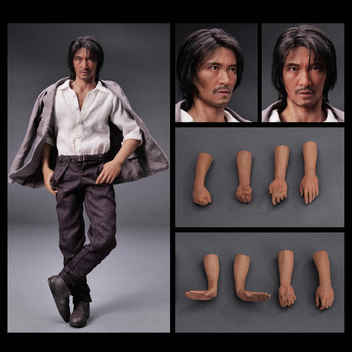 PEAKART STUDIO 12-Inch Kung Fu Action Figure Customized Edition Silicone Movable Series