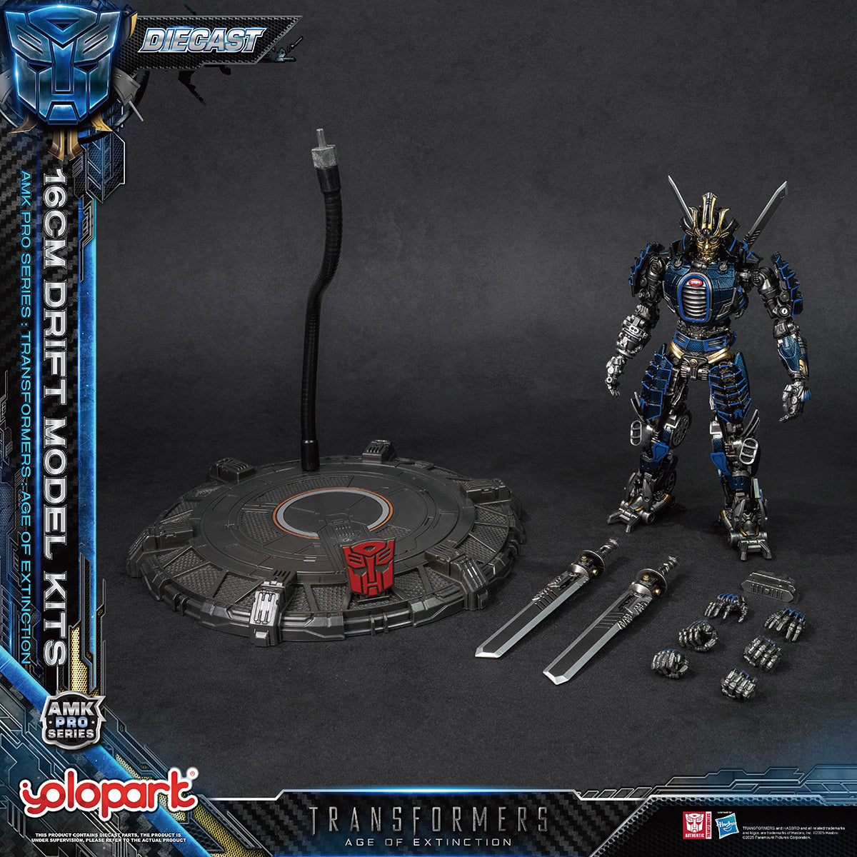 YOLOPARK AMK PRO Series Transformers Drift Die-Cast Assembly Model Kits