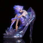 WeArtDoing Sleeping Beauty-Glass Slipper Fairies-Purple Art Statue