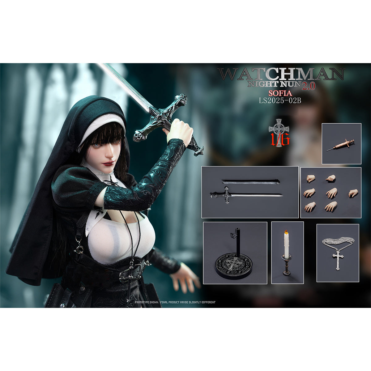 Longshan Heavy Industry Redemption of the Night 2nd Round Sophia Standard Edition Action Figures