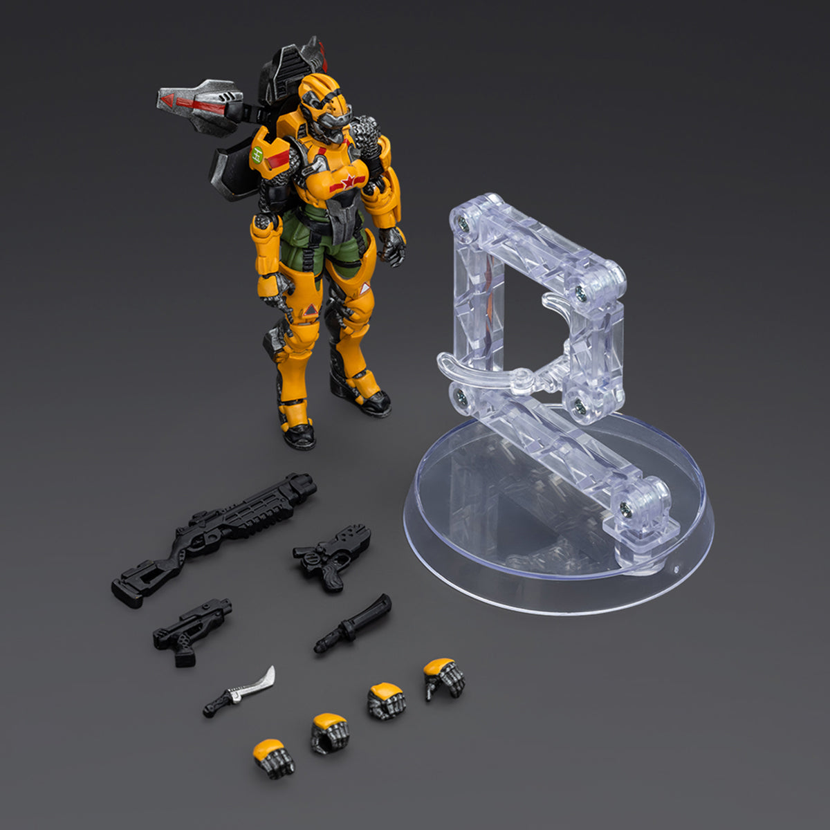 HiPlay JoyToy Infinity Collectible Figure: Yu Jing Black Ops Tiger Soldier, Female 1:18 Scale Action Figures JT9329