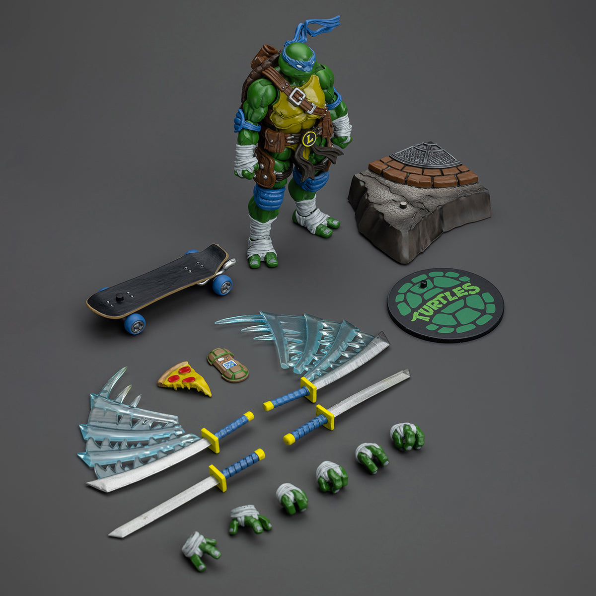 HiPlay JOYTOY TMNT Series: Teenage Mutant Ninja Turtles - Leonardo 1:18 Scale Action Figures