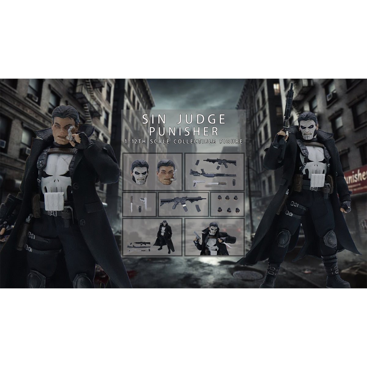 Joy Man Toys Sin Judge Action Figures