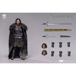 YUANYE CULTURE Game of Thrones Jon Snow & Direwolf & Accessory Pack 1/12 Scale Action Figure
