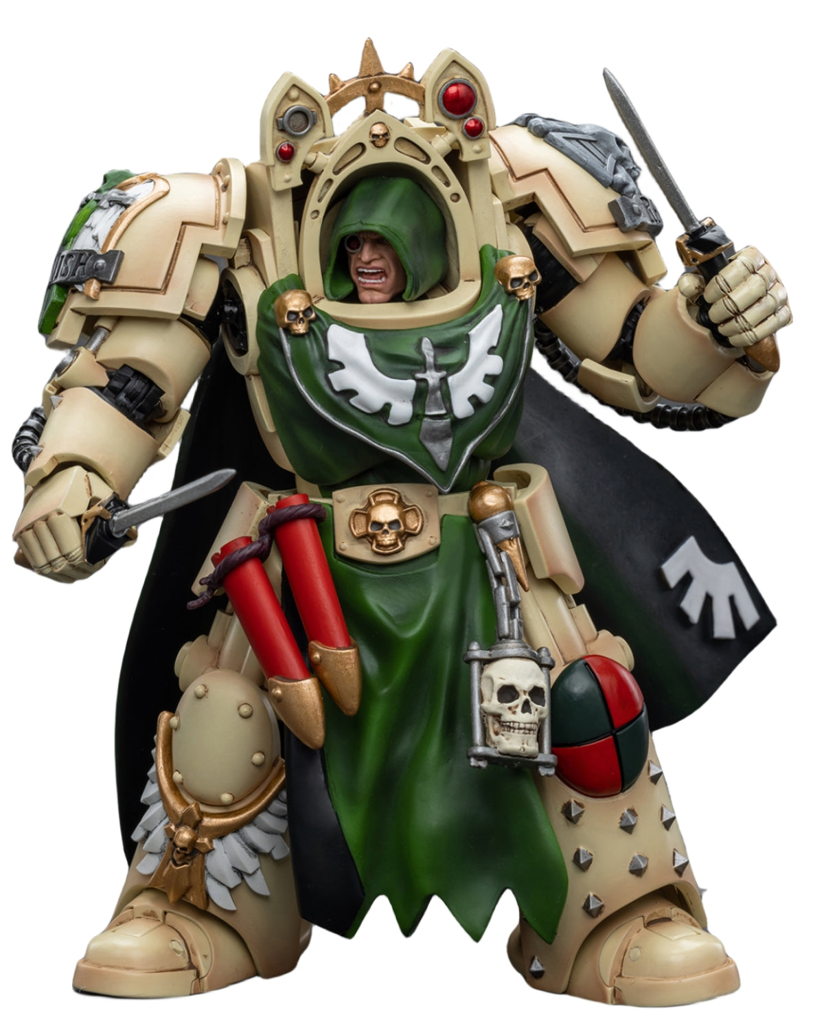 HiPlay JoyToy JT9190 40K Collectible Figure: Dark Angels Deathwing Knight Master with Flail of The Unforgiven 1:18 Scale Action Figures