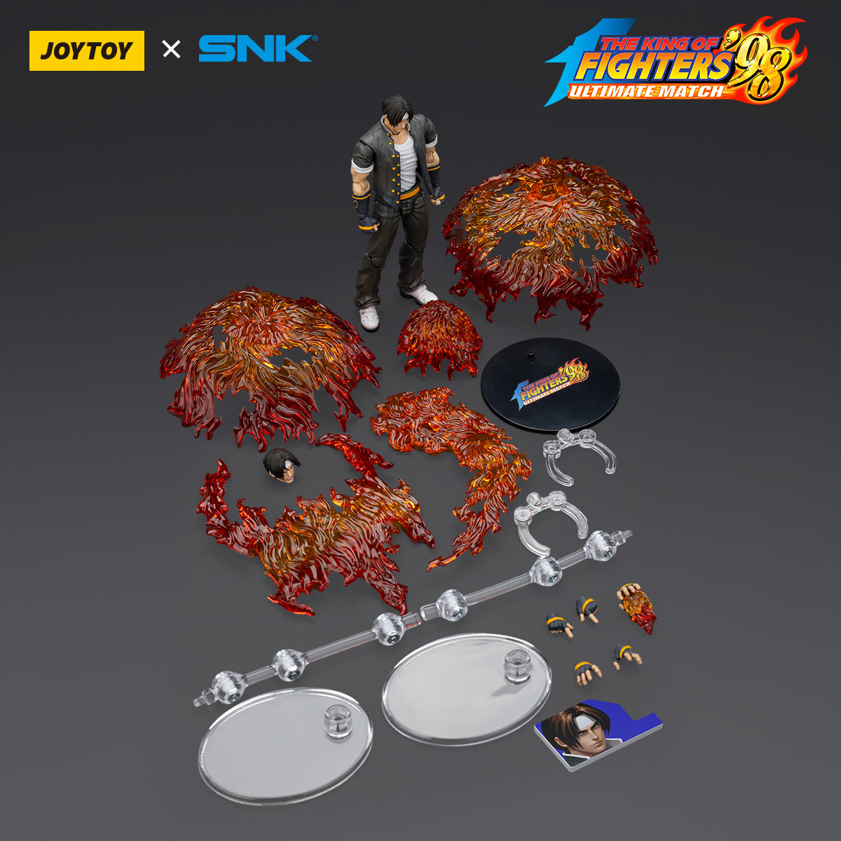 (Only Shipped to the US) JOYTOY SNK 1/18 KOF 98UM Hero Team Kyo Kusanagi JT01420 Action Figures Game Character