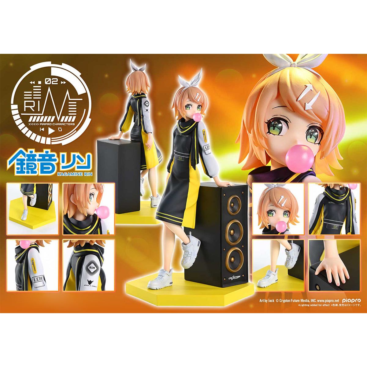 PRISMA WING Kagamine Rin Art By Lack Standard Edition Anime Statue