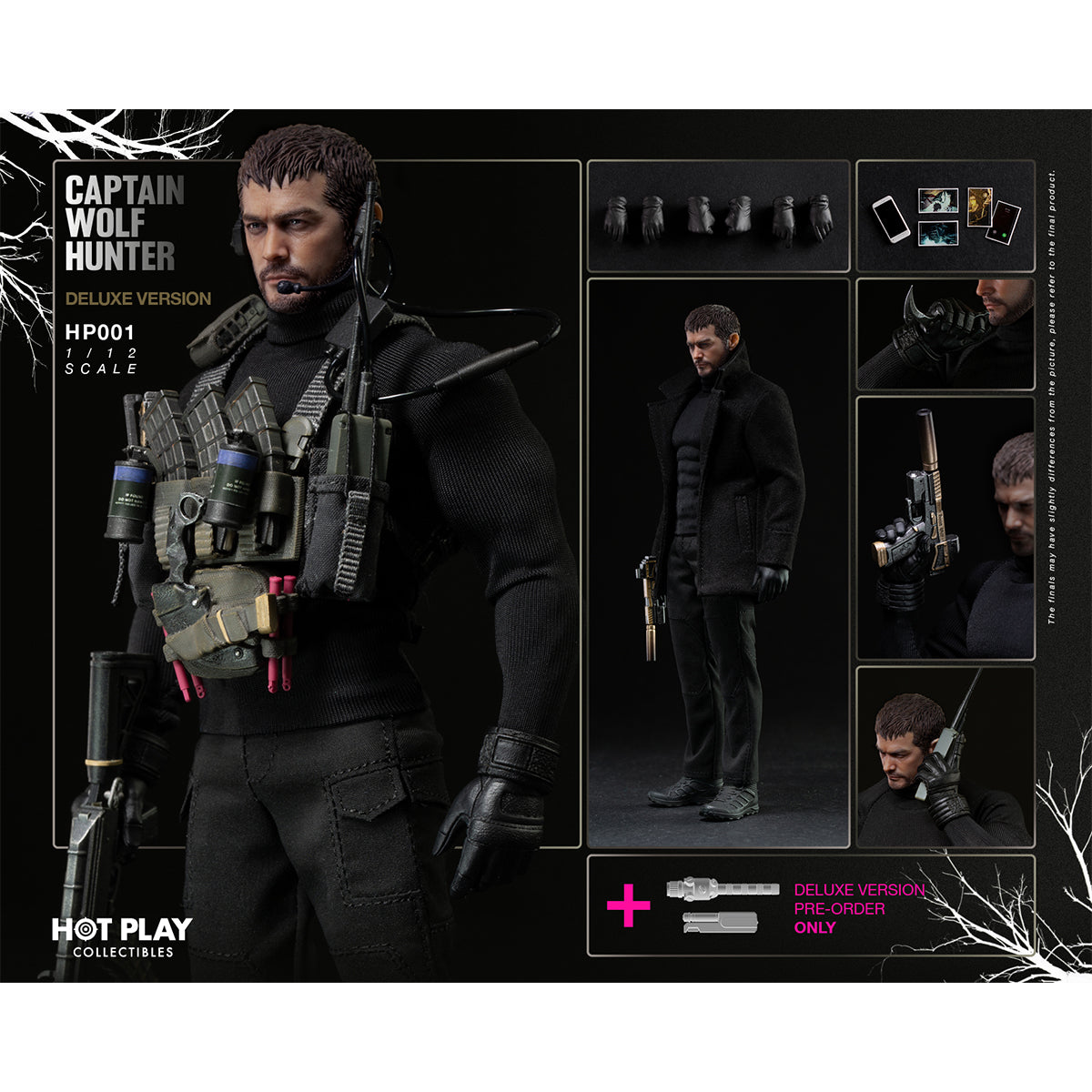 HOTPLAY Captain Wolf Hunter Action Figures & Accessory Pack