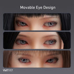 YMTOYS Movable Eyes Asian Female Head Sculpt - Yiyi (Ver.A) For Figures