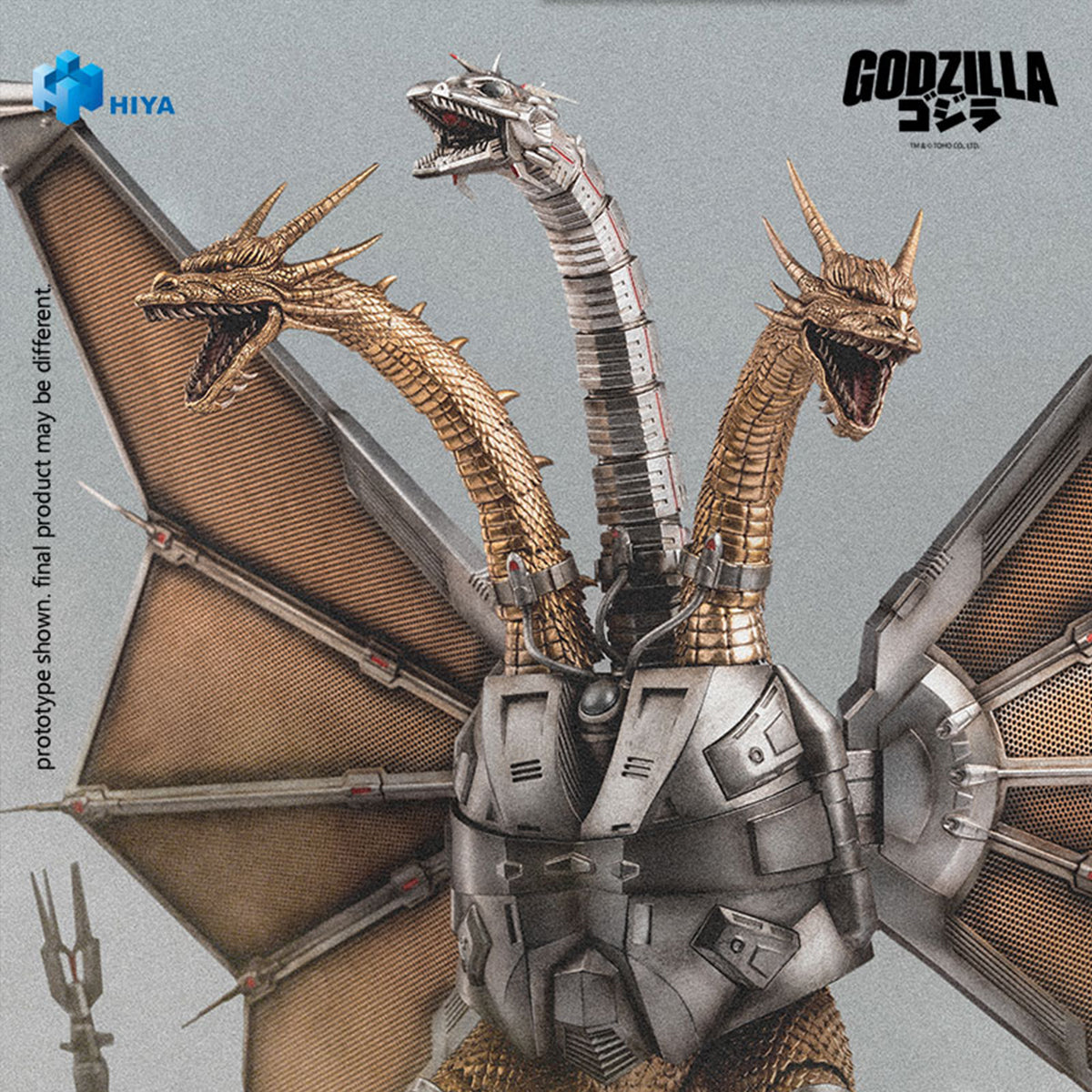 HIYA Godzilla vs. King Ghidorah Mecha King Ghidorah Action Figures