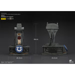 JOYTOY Warhammer 40,000, Ultramarines Lieutenant Titus' MKX Helmet & Display Stand, 1/1 Scale Collectibles