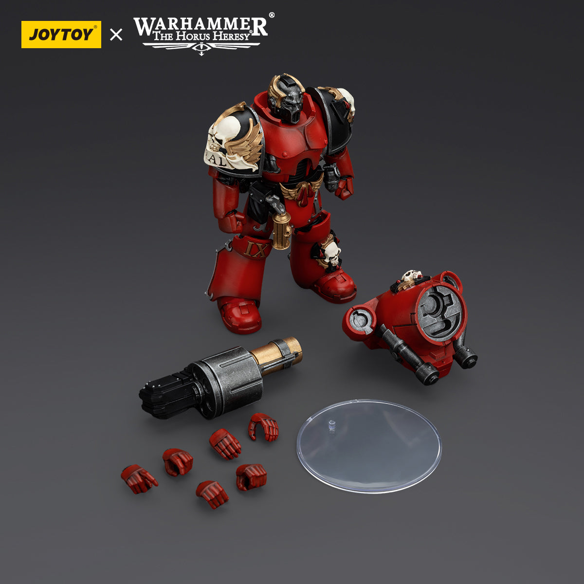 JOYTOY 1/18 Blood Angels Angel's Tears Squad Arch-Erelim with Angel's Tears Grenade Launcher JT00379 Action Figure