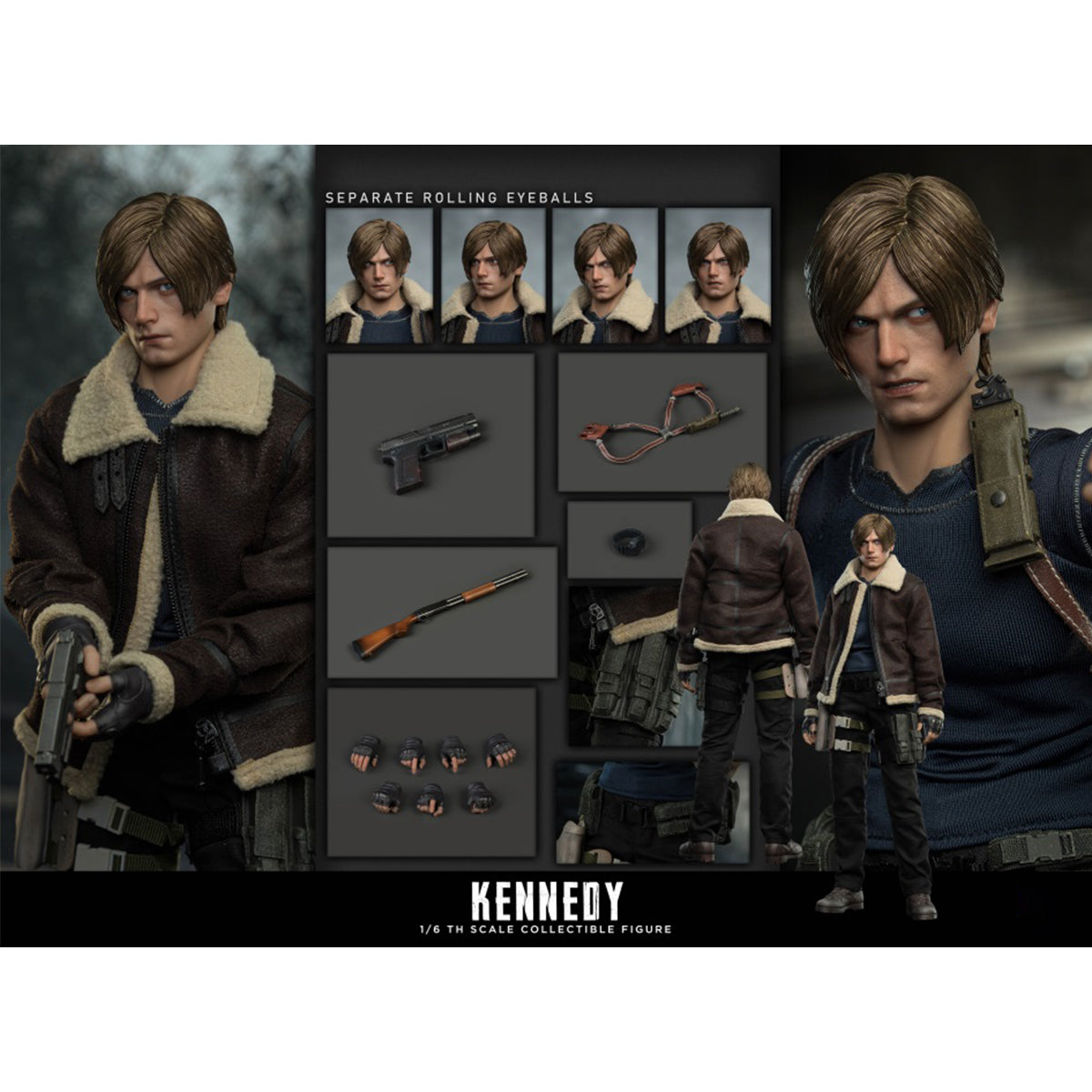MTTOYS leon Movable Eyes Version Action Figures