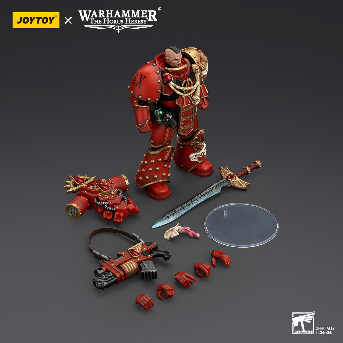 JOYTOY Blood Angels Raldoron First Captain of the Blood Angels JT00720 Warhammer 1/18 Scale Action Figure