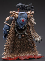 Figura coleccionable JoyToy de Warhammer 40K: Figuras de acción de Ragnar Melena Negra de los Lobos Espaciales
