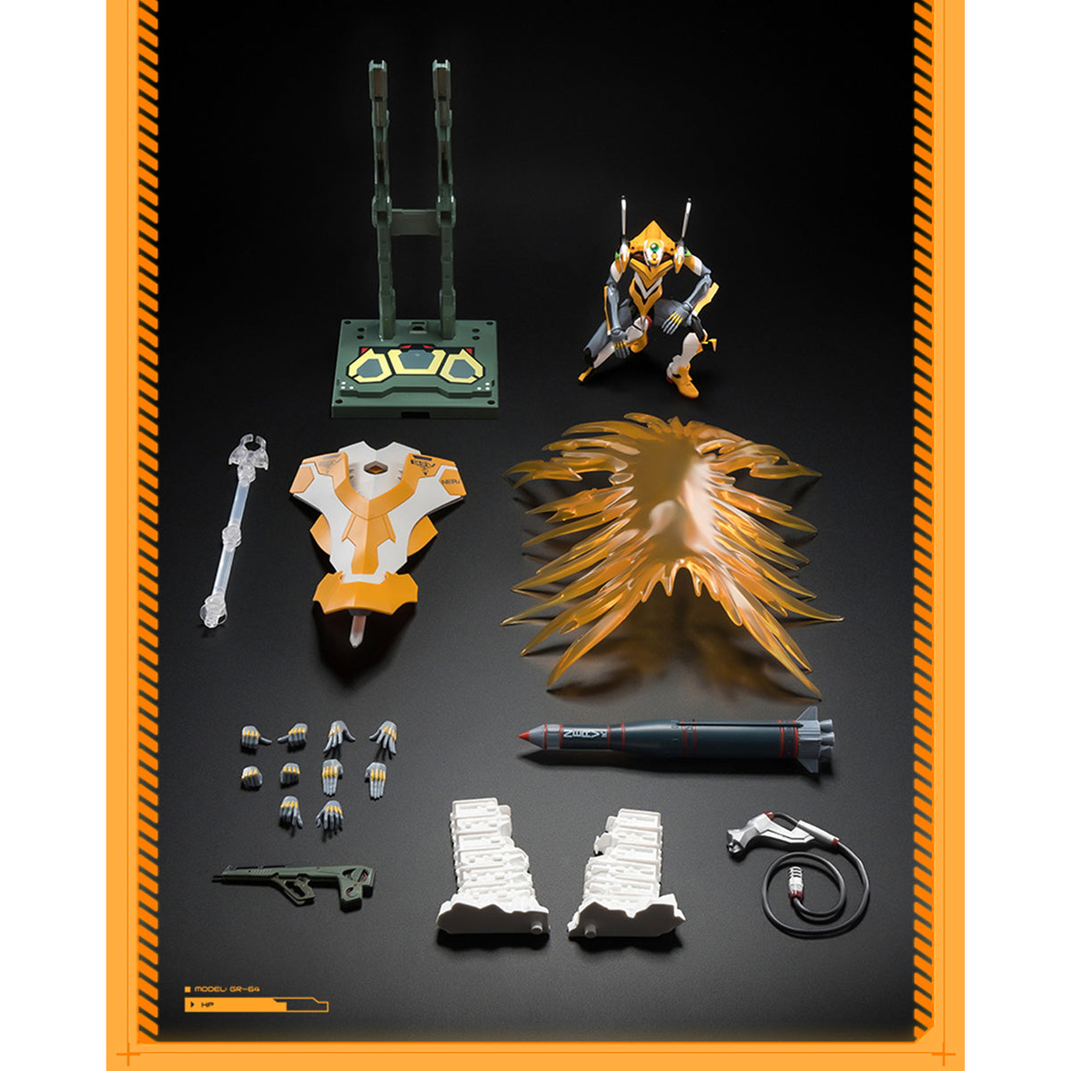 Blokees Legendary Edition Neon Genesis Evangelion Unit-00 (Revised) Deluxe Edition Assembly Model Kits