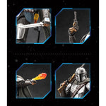 ZD Toys Star Wars 1966-09 The Mandalorian Din Djarin 1/10 Scale Action Figure Set