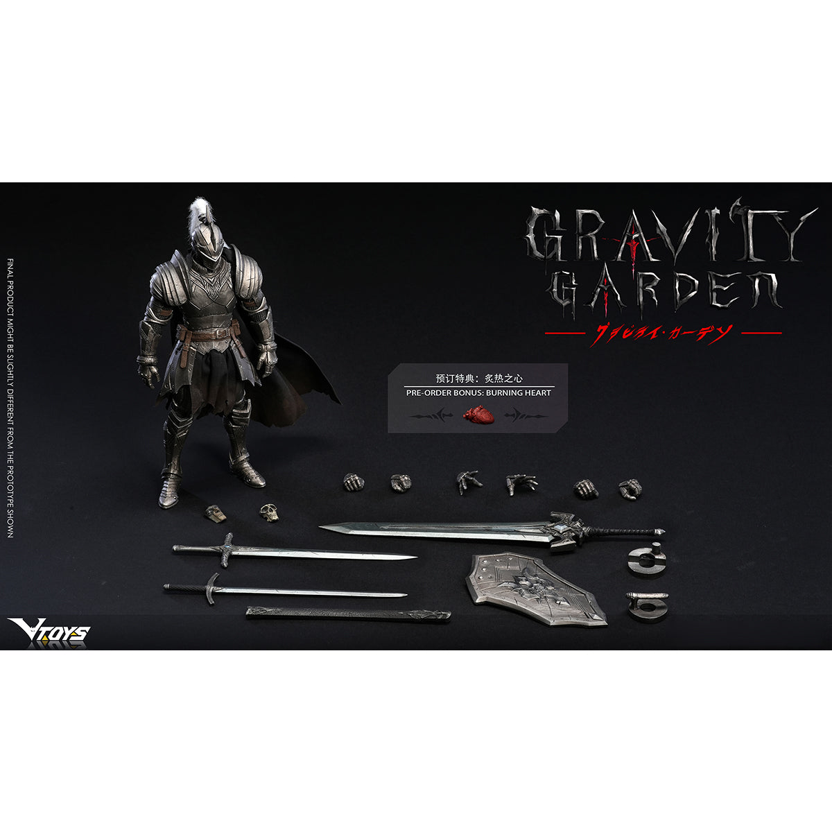VTOYS VSD011 Gravity Garden Silver Moon Knight VSD011 1/12 Scale Action Figure