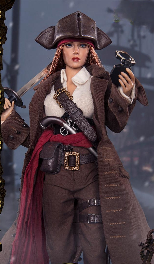 HiPlay BBK Collectible Figure: Pirate Female Captain, Sophia, Anime Style, 1:6 Scale Miniature Figure