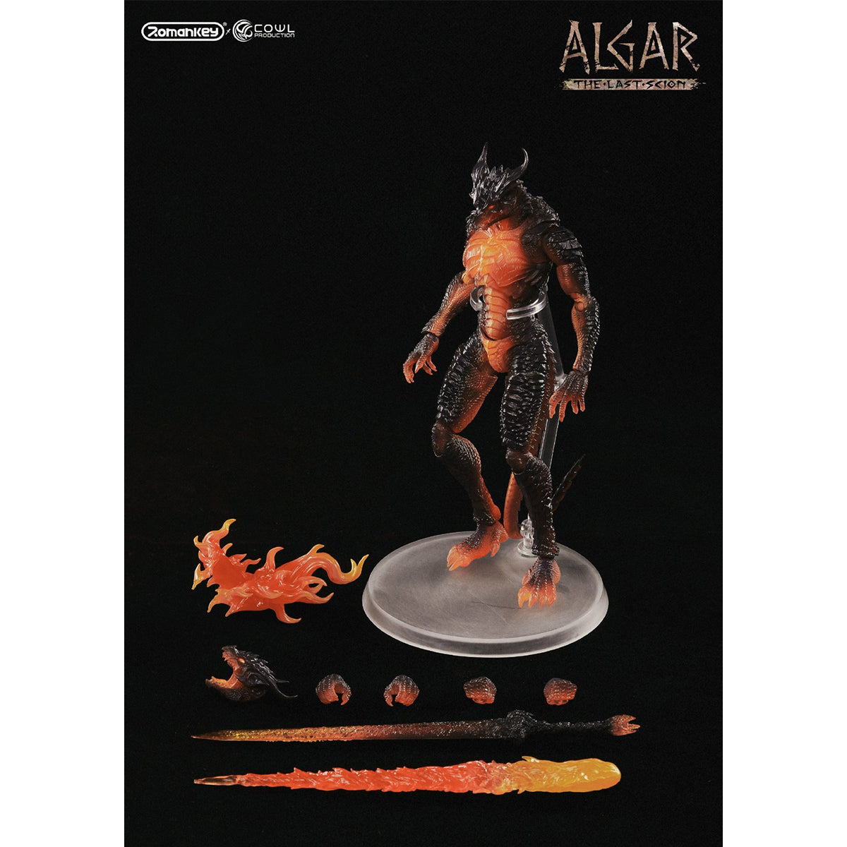 Romankey X COWL The Last Scion Algar The First Receiver Action Figure