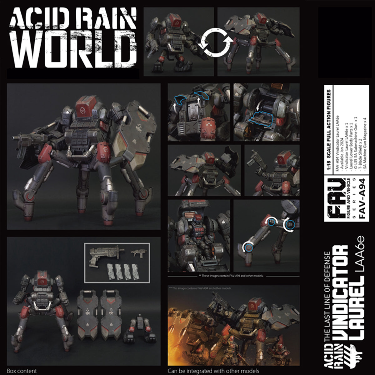 TOY ALLIANCE Acid Rain World Vindicator Laurel LAA6e Action Figure