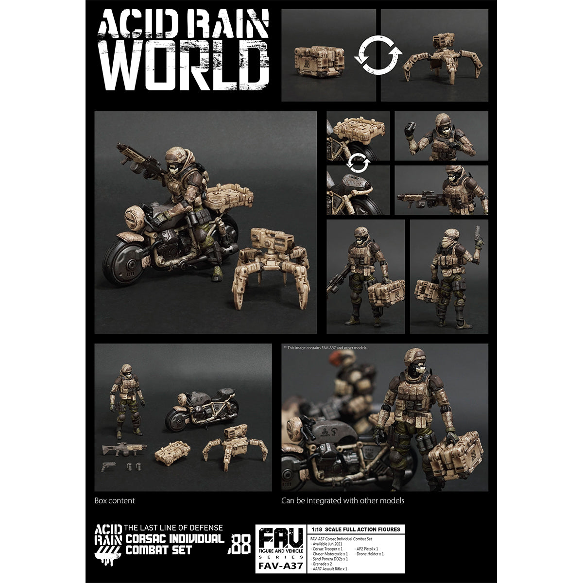 TOY ALLIANCE Acid Rain World Corsac Individual Combat Set Action Figure