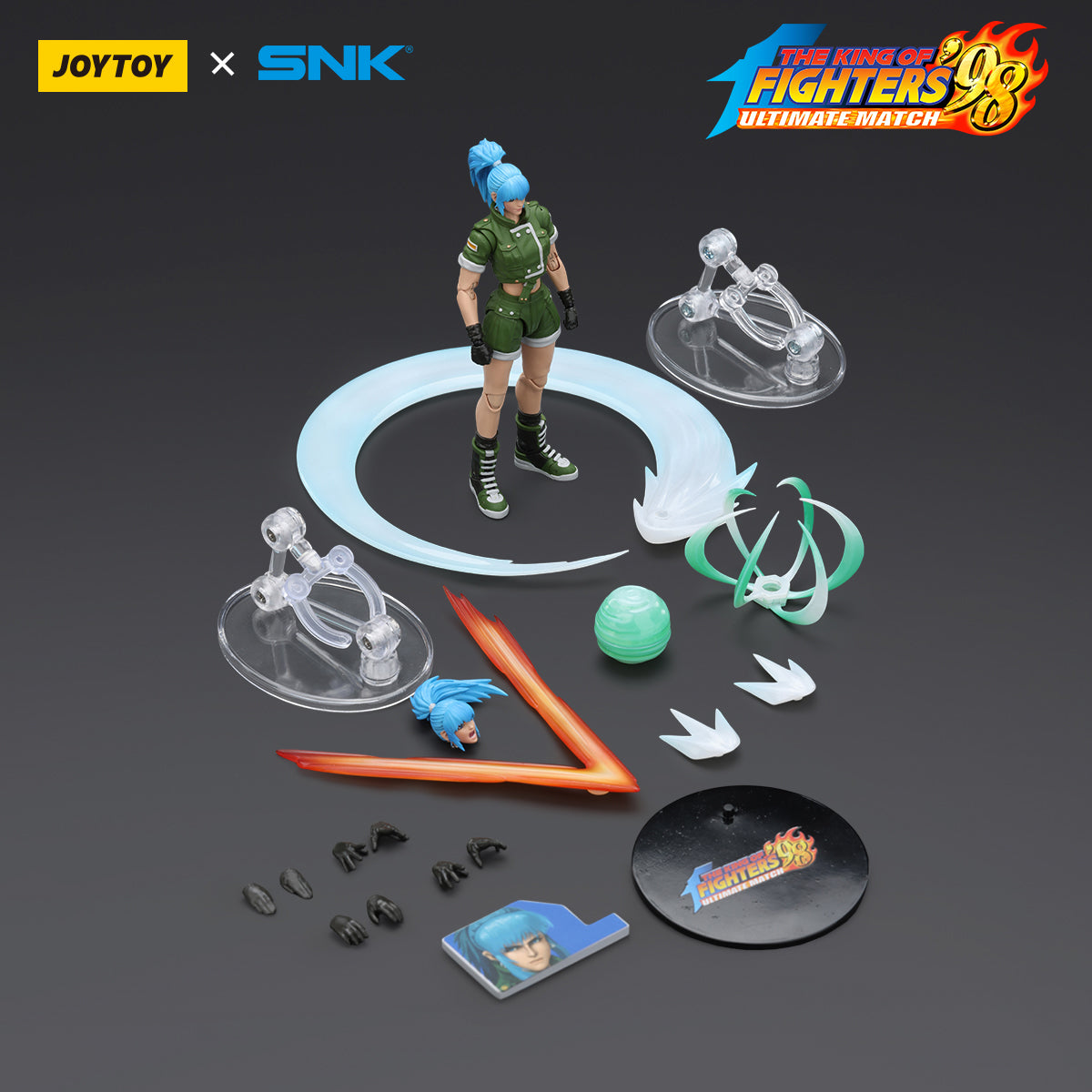 (Only Shipped to the US) JOYTOY SNK 1/18 KOF'98UM Ikari Warriors Team Leona Heidern JT01703 Action Figures