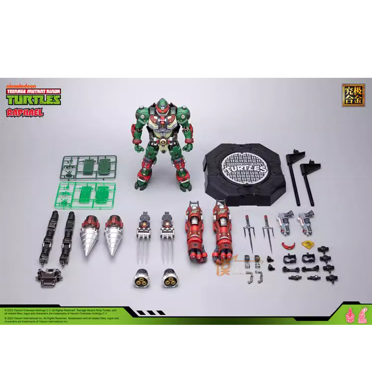 (Only Shipped to the US) HEATBOYS Mecha Alloy Armor TMNT Raphael HB0013 Action Figure