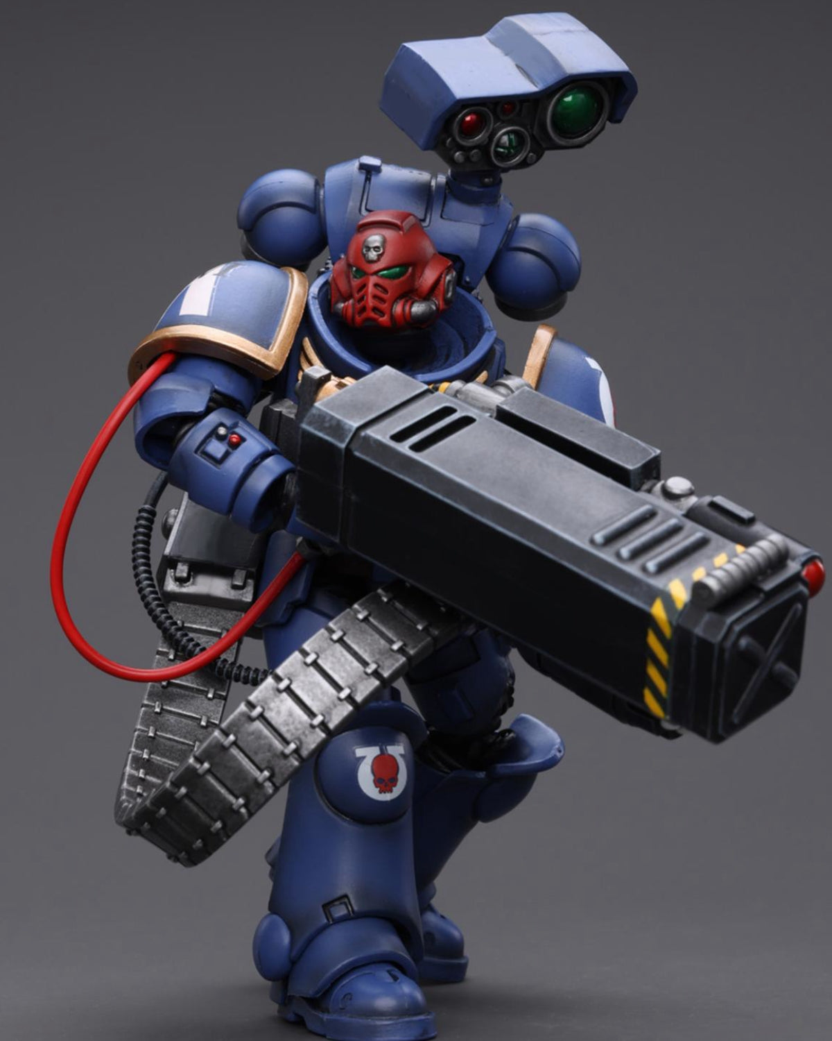 HiPlay JoyToy Warhammer 40K Collectible Figure: Ultramarines Sergeant with Vengor Launcher 1:18 Scale Action Figures (Sergeant with Vengor Launcher JT8803)