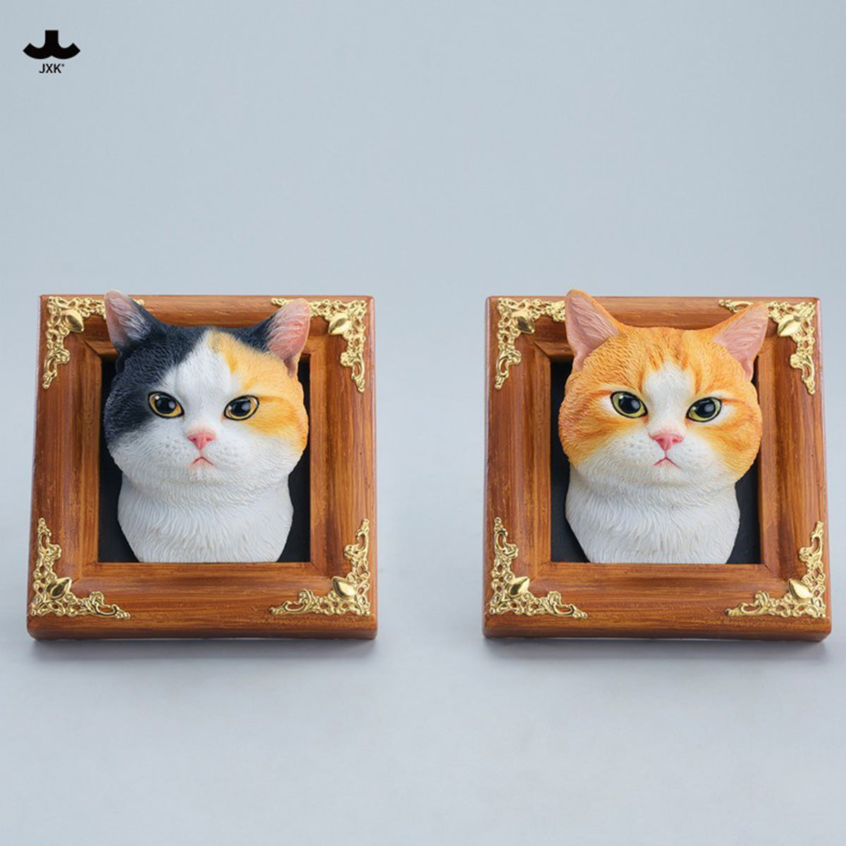 JXK&small Meow Face Museum Cold eyed rural cat (JS-2607) 1/6 Scale Animal Figurine Resin Statue