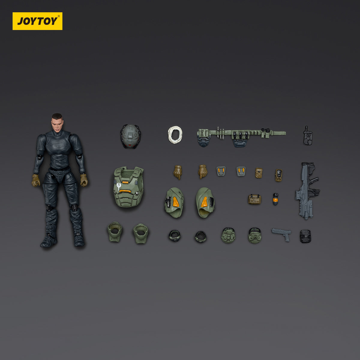 JOYTOY Dark Source APOC Series Storm Tempestus Fire Support Type Mecha or Pilot & Bedrock Standard Combat Type Mecha or Pilot 1/25 Scale Assembly Model Kits