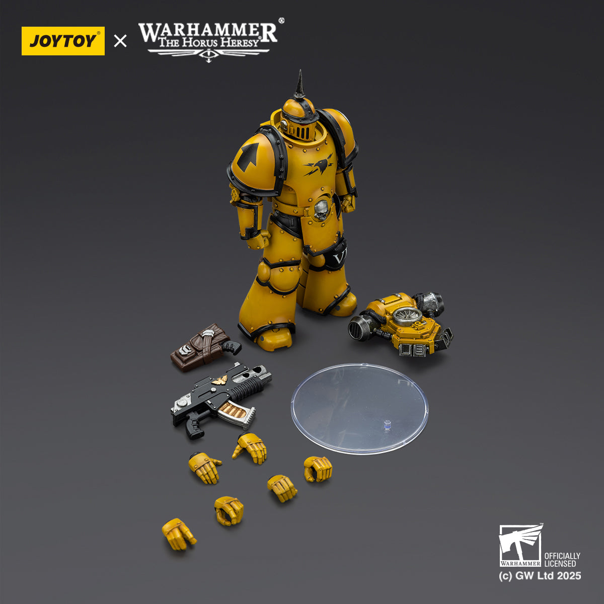(Only Shipped to the US) JOYTOY Warhammer Imperial Fists MK lll Tactical Legionary JT02649 1/18 Scale Action Figure