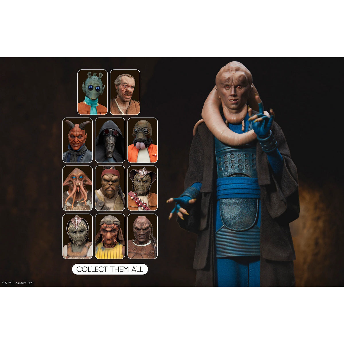 Sideshow, Star Wars Bib Fortuna, 1/6 Scale Action Figure