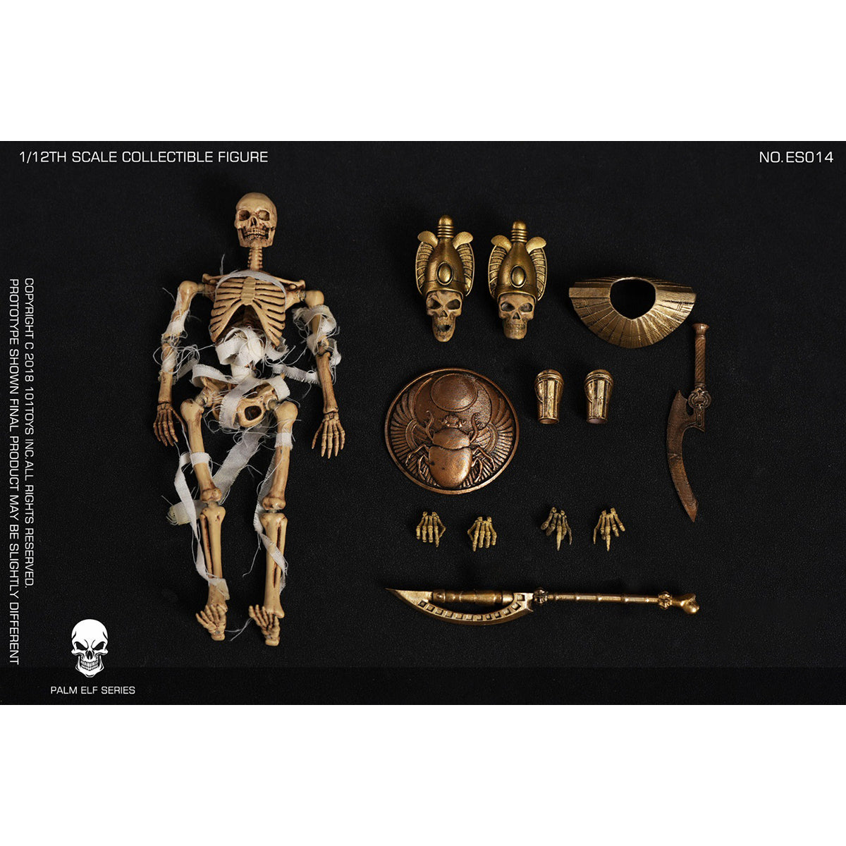 101TOYS Palm Elf Series Skeleton Egyptian Mummy B Action Figures