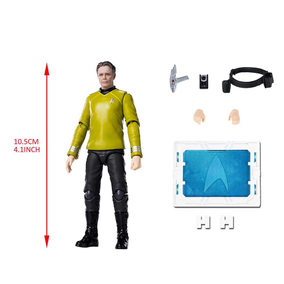 HIYA Star Trek Pike Action Figure Exquisite Mini Series