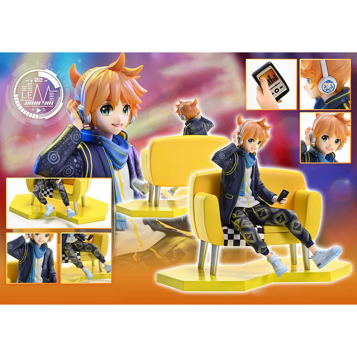 PRISMA WING, Piapro Characters Series, Kagamine Len Art by lack, Art Anime Statue